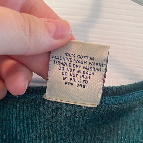 VINTAGE Levis Shirts For Jeans Mens Green quarter button t-shirt - Picture 6 of 11